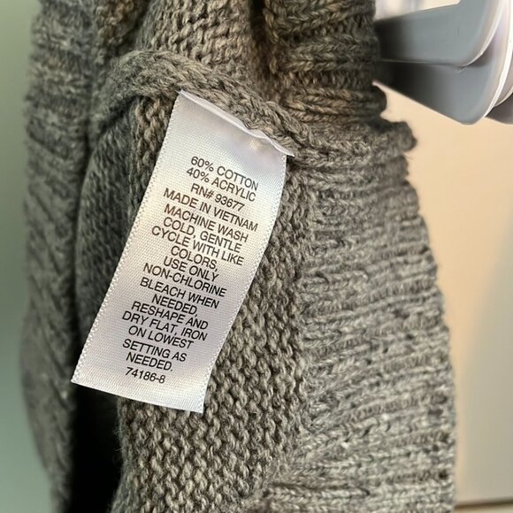 Mutual Weave Men's NWT M Gray Pullover Sweater C-38" L-27" S-31" - Picture 7 of 7